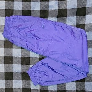 Vintage. NIKE. Track pants with lining. Like-new. Men's size Large.